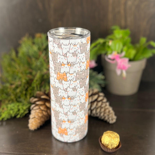 Cute Cats 20oz Tumbler - Fox and Moose