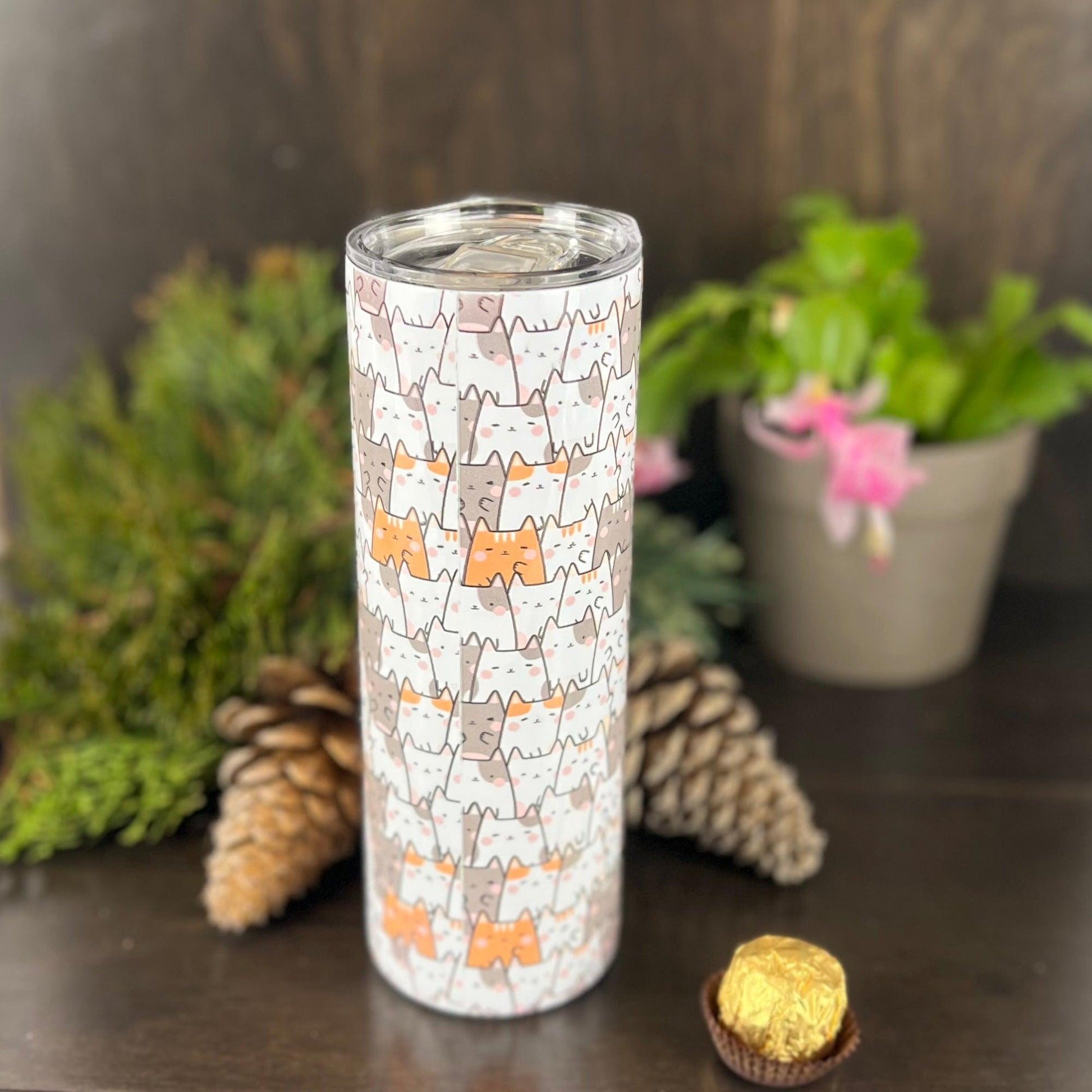 Cute Cats 20oz Tumbler - Fox and Moose