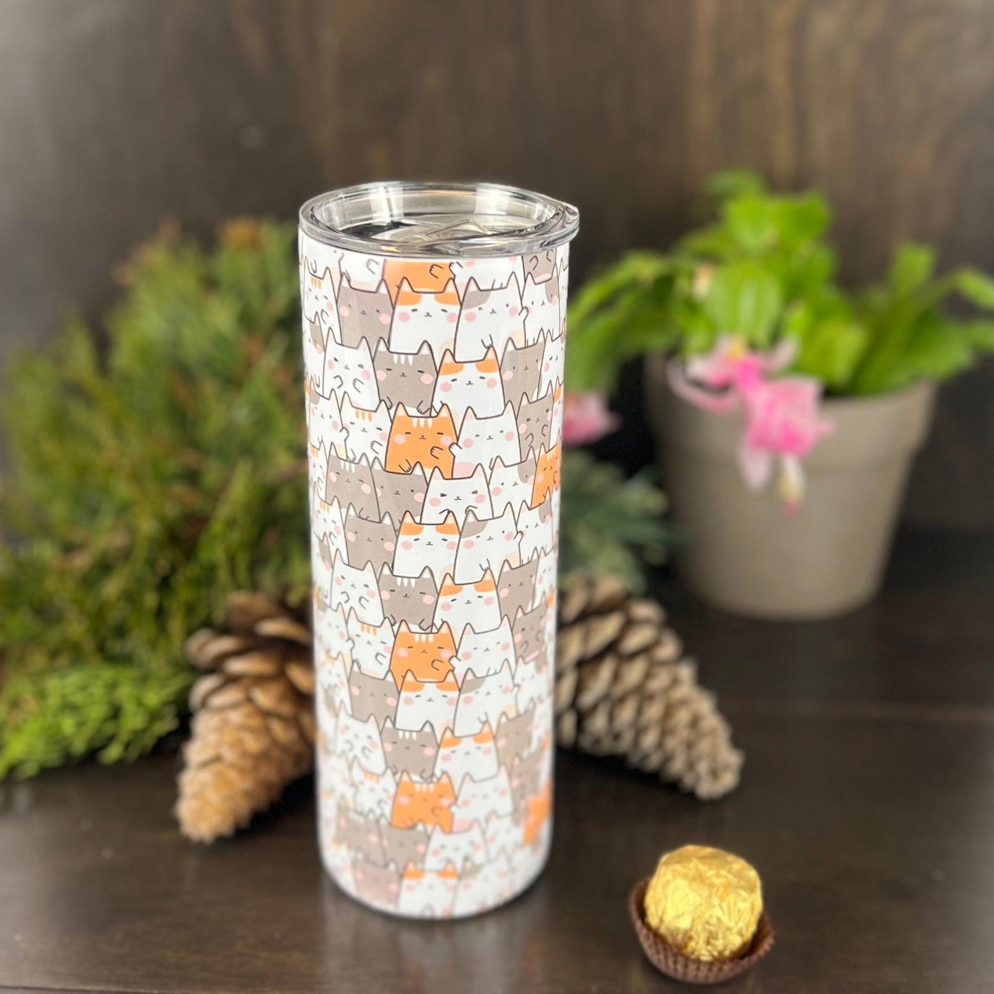 Cute Cats 20oz Tumbler - Fox and Moose