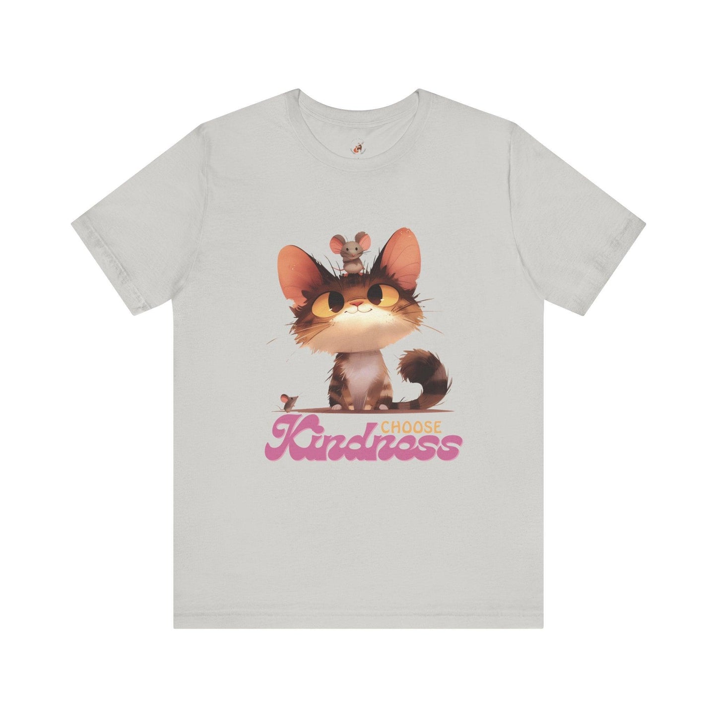 Choose Kindness Shirt, Cute Cat and Mouse Kindness T-shirt, Gift for her - Fox and Moose