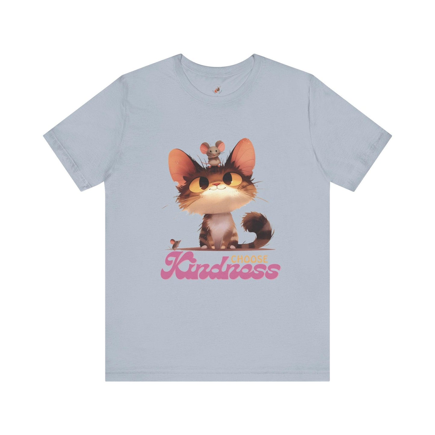 Choose Kindness Shirt, Cute Cat and Mouse Kindness T-shirt, Gift for her - Fox and Moose