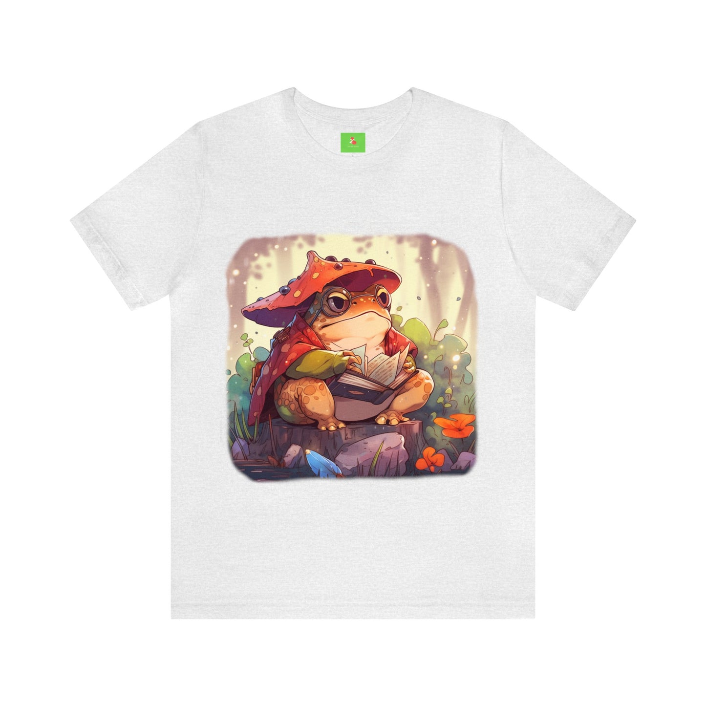 Frog Reading Book T-Shirt, Reader Frog Shirt, Book Lovers T-Shirt, Cute Frog Shirt, Frog Lover Shirt, Japanese Frog Shirt, Book Lover Gift