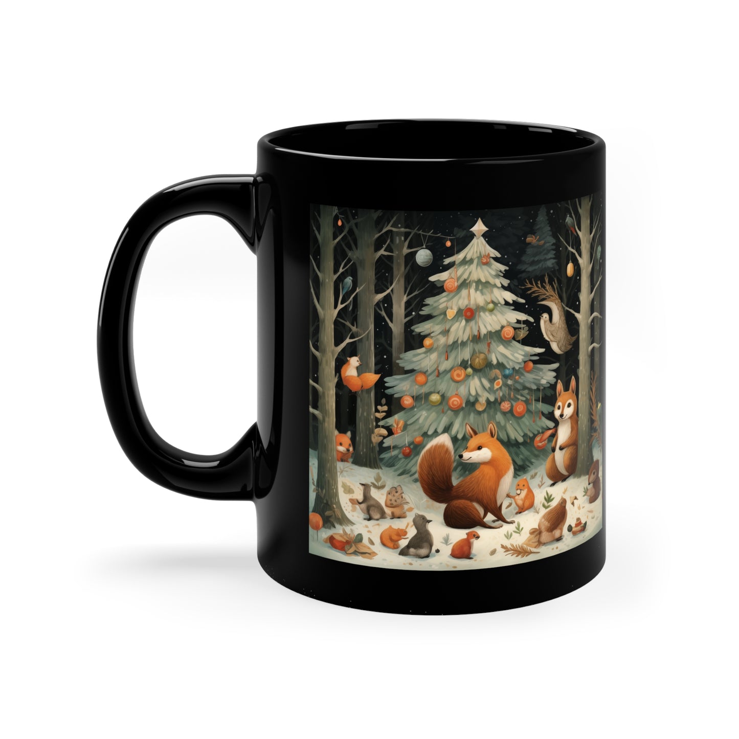 Woodland Yuletide Coffee Mug