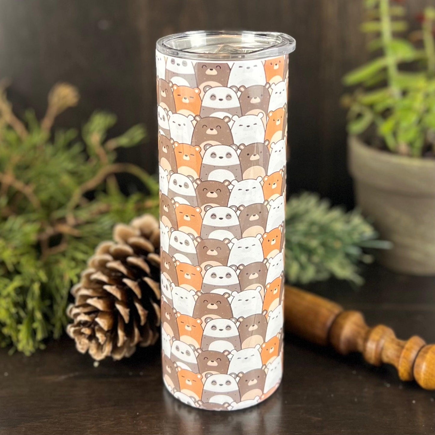 Cute Bears 20oz Tumbler - Fox and Moose