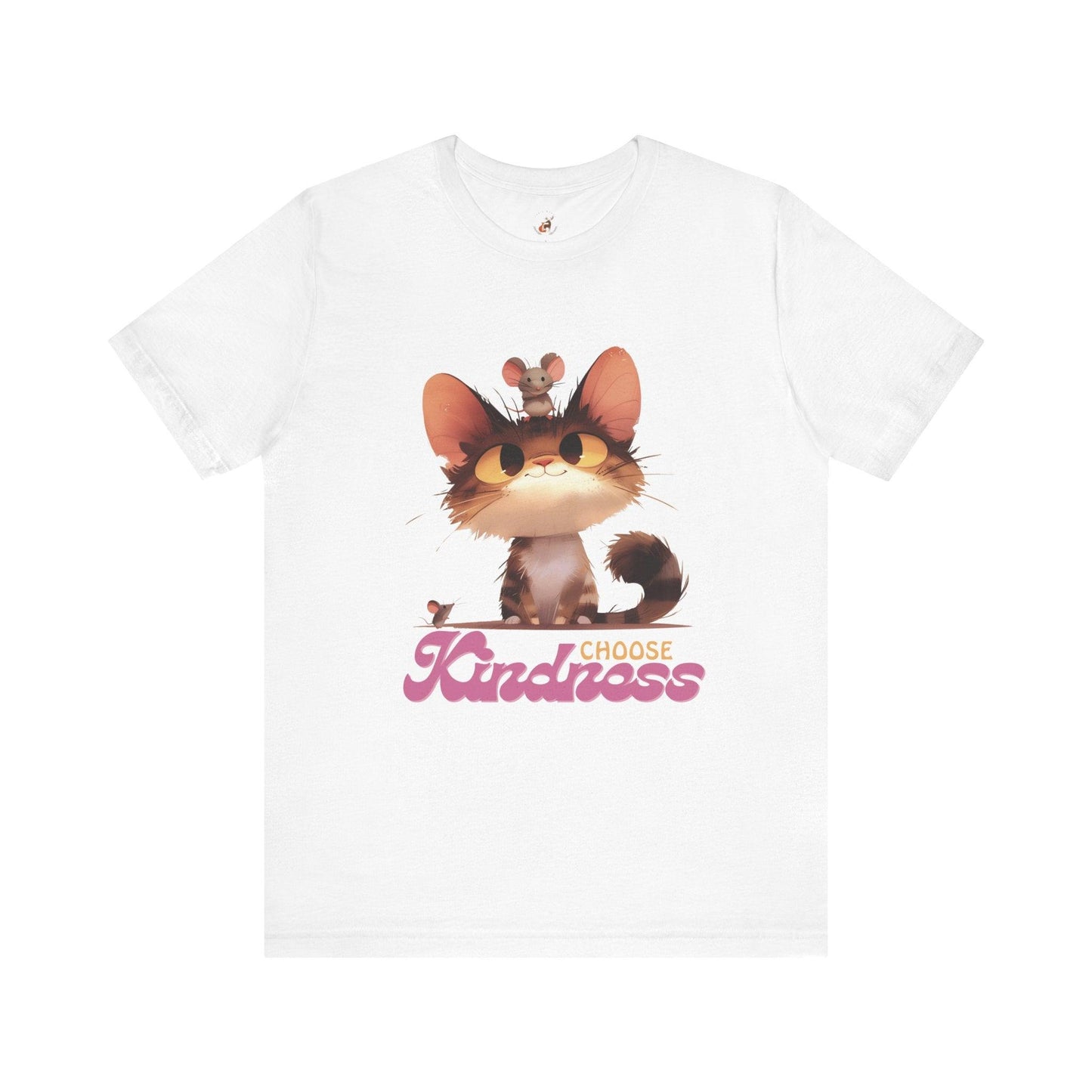 Choose Kindness Shirt, Cute Cat and Mouse Kindness T-shirt, Gift for her - Fox and Moose