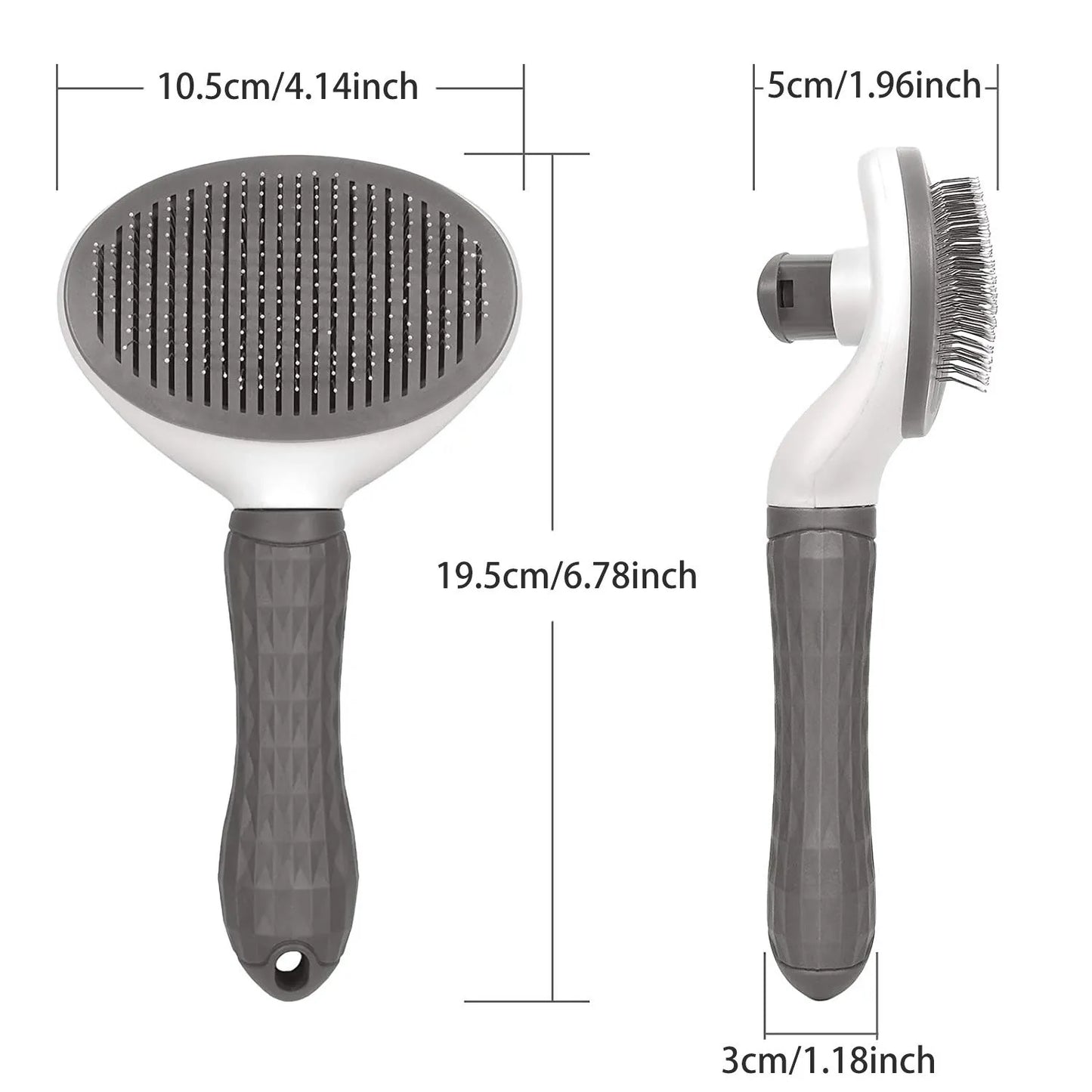 Gentle Self Cleaning Pet Hair Remover Brush For Dog and Cat Grooming